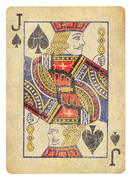 istock Vintage Jack Of Spades Isolated (clipping path included) 179429124
