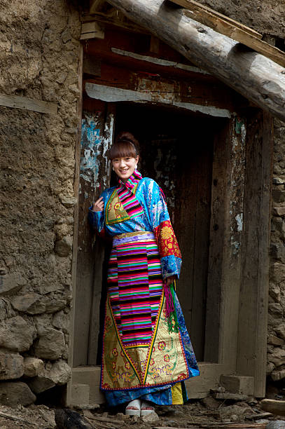 istock Beautiful girl in Tibet 179430252