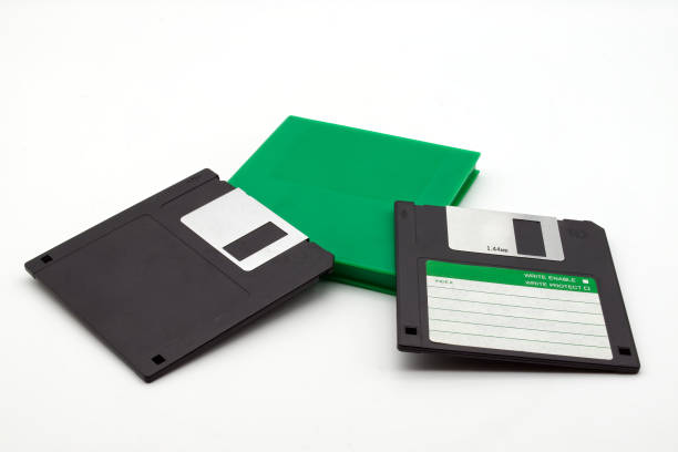 istock Floppy disk of 1.4 megabytes isolated on white background. 1794316011