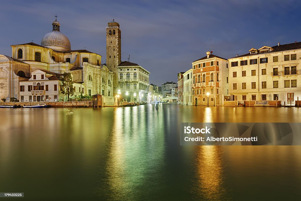 Venecia por la noche - Foto de stock de Aire libre libre de derechos