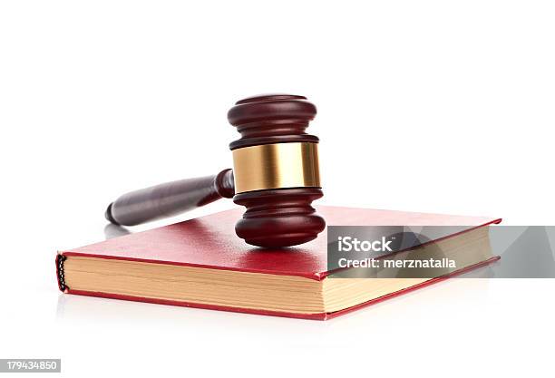 판사 의사봉 빨간색 법적요건 예약 결정에 대한 스톡 사진 및 기타 이미지 - 결정, 교도소, 권위