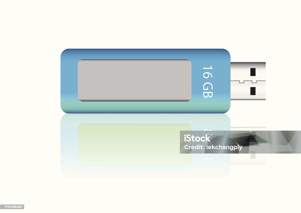 UBS flash drive immagini vettoriali - arte vettoriale royalty-free di Cavo USB