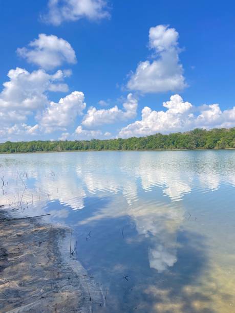 istock lake in the morning with beautiful sky 1794385550