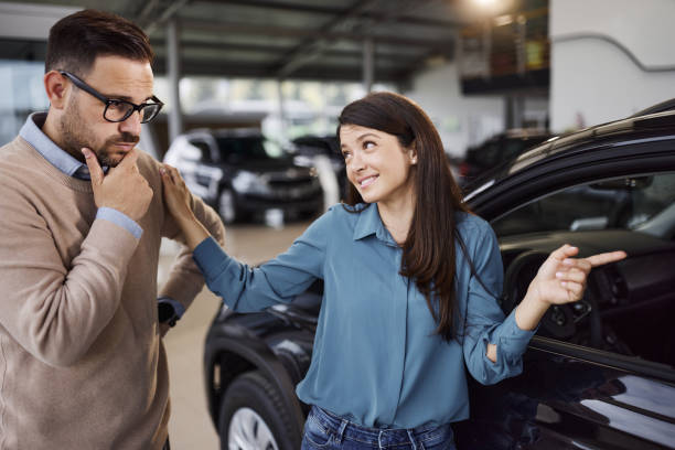 istock Don't you like this car honey? 1794393756