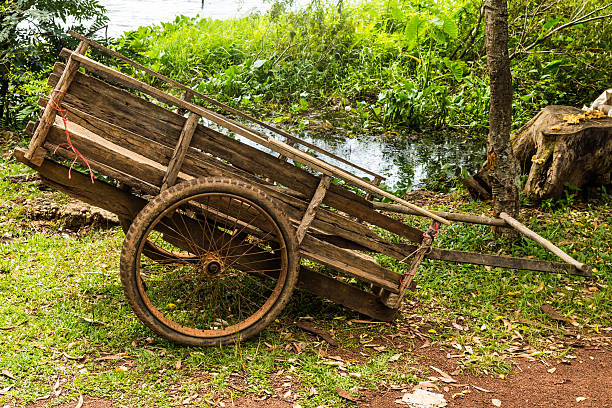 istock Wooden cart 179440163