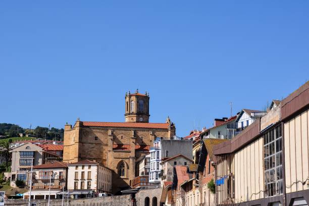Town of Getaria Basque Country Spain Photo picture landscape in Town of Getaria Basque Country Spain getaria stock pictures, royalty-free photos & images