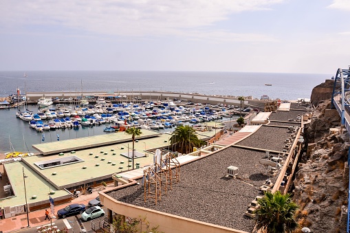 Spanish View Landscape in Puerto Rico Gran Canaria Tropical Volcanic Canary Islands Spain