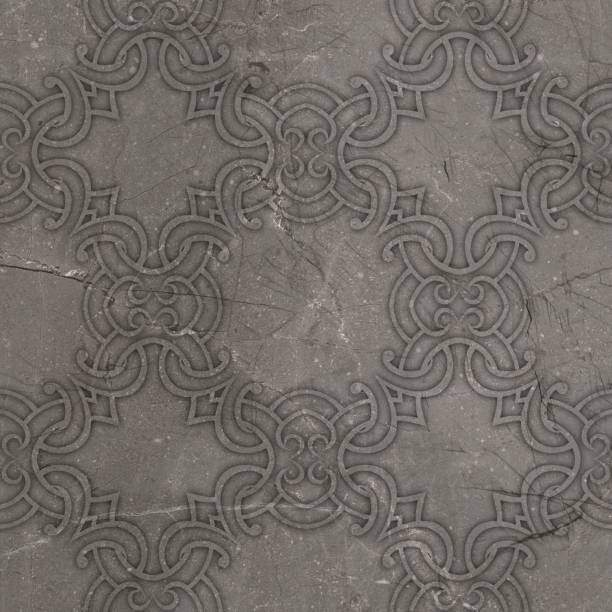 istock Geometric decor. Marble and wooden textured. Parquet floor elements. 1794444140
