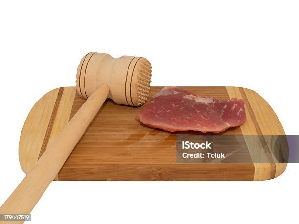 Hammer Für Übertrifft Das Fleisch Stockfoto und mehr Bilder von Bauholz-Brett - Bauholz-Brett, Cutlet, Filetiert