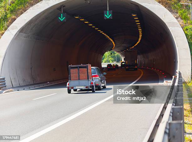 Highway Tunnel Iii Stock Photo - Download Image Now - Car, Commercial Land Vehicle, Entering