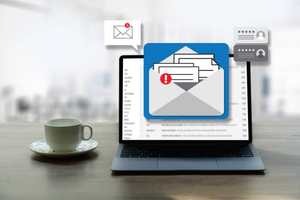 istock Mail Communication Connection message to mailing contacts phone Global Letters Concept 1794488864