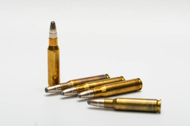 istock Ammunition for a deer hunting rifle 1794495463