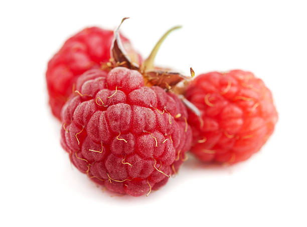 自然のラズベリー - raspberry berry fruit gourmet isolated ストックフォトと画像