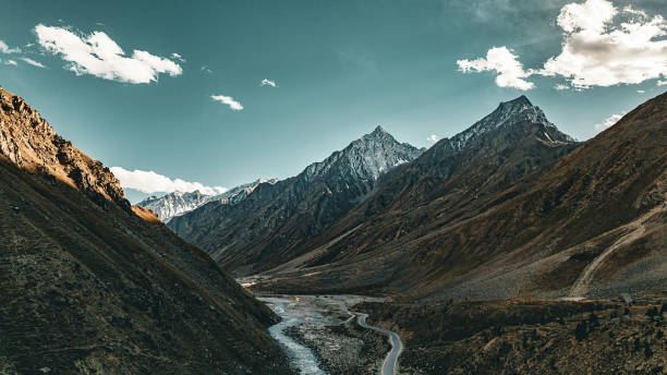Dramatic landscape in the mountains