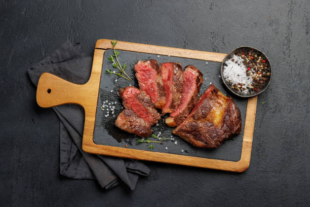 istock Sliced beef ribeye steak 1794531576