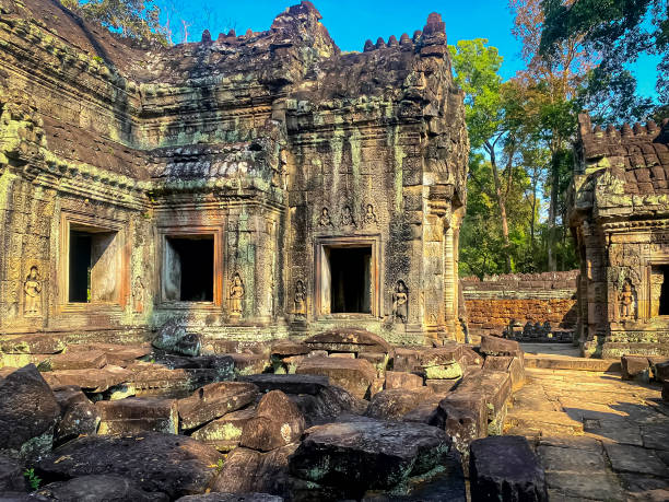istock Preah Khan, Preah Khan Kampong Svay archaeological site, Angkor, Cambodia 1794535357