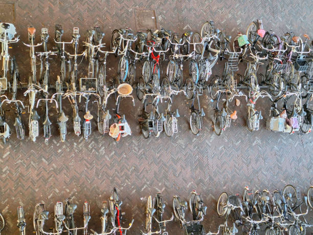 Multi Level Parking Garage for Bicycles in Amsterdam
