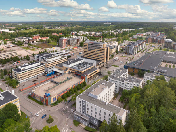 istock Aerial view of Espoo centre 1794552922