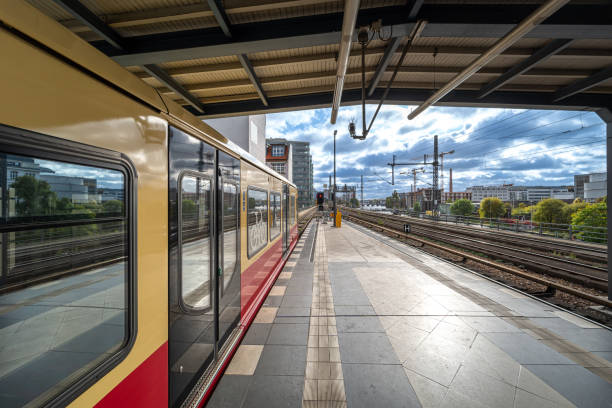 istock Side view of Berlin S-Bahn train at station 1794563732