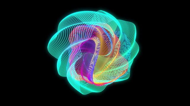 Shiny abstract swirl pattern background