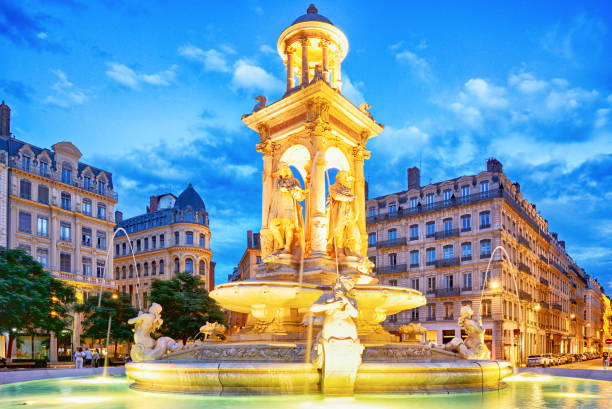 istock Fountain on Place des Jacobins in Lyon 1794582977