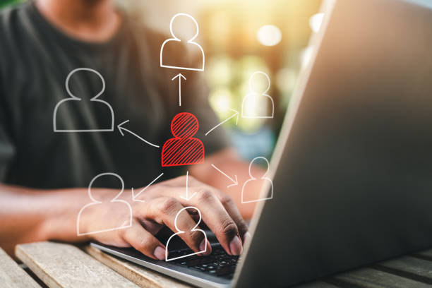 istock Leading the Personal Group HUD typing keyboard and organization empowering success and collaboration 1794608518