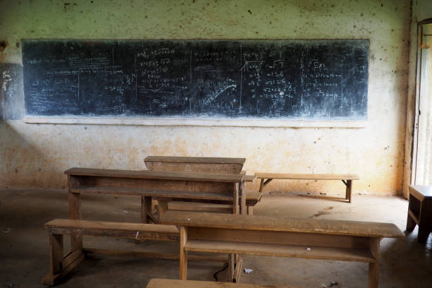 istock Poor classroom in an impoverished country 1794626031