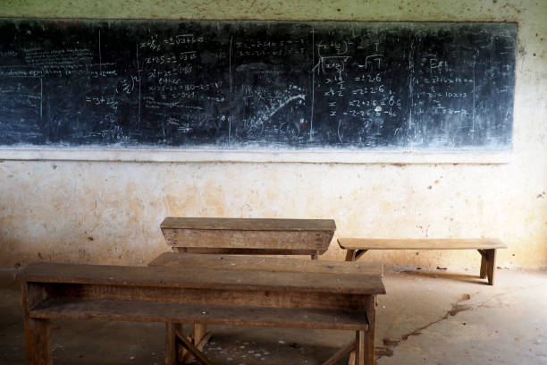 istock Poor classroom in an impoverished country 1794627107