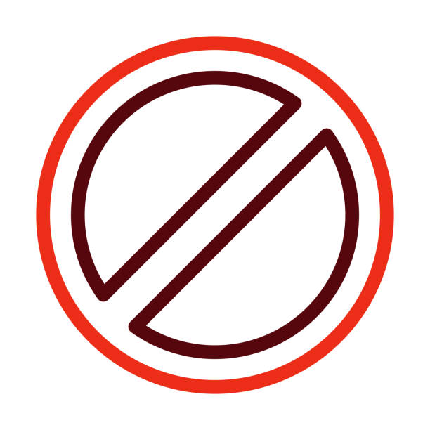 istock Cross Out Vector Thick Line Two Color Icons For Personal And Commercial Use. 1794634740