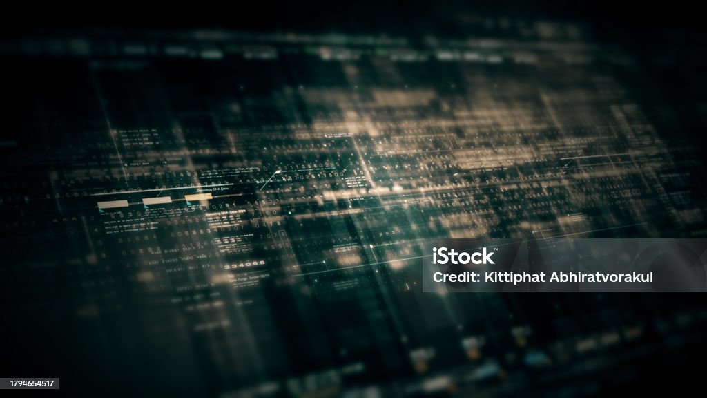 Immersive Data Matrix Display Dynamic Information Network Simulation ...