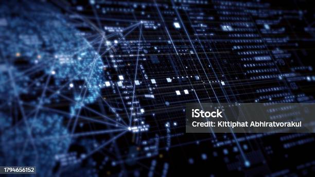 Immersive Data Matrix Display Dynamic Information Network Simulation ...