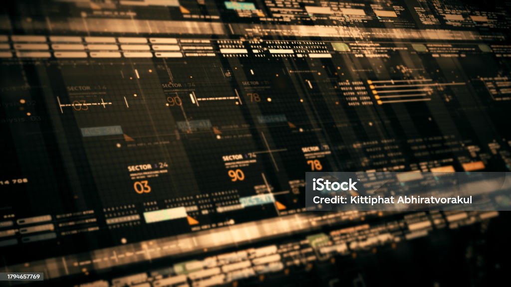 Immersive Data Matrix Display Dynamic Information Network Simulation ...