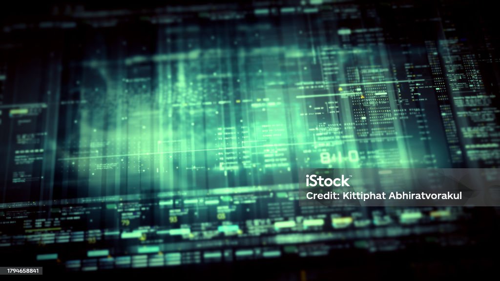 Immersive Data Matrix Display Dynamic Information Network Simulation ...