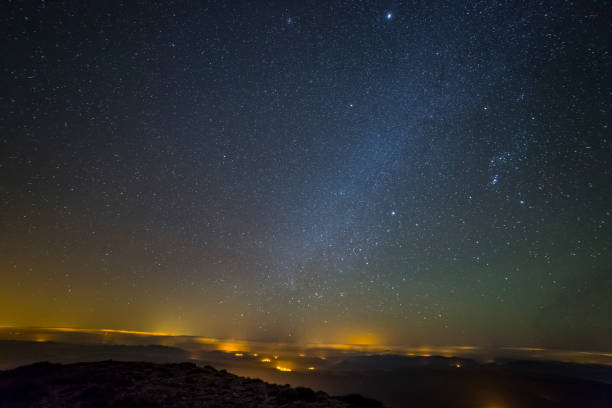 istock Winter milky way in Serra Del Montsec, Lleida, Spain 1794659769
