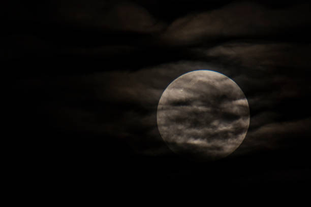 istock Moon between clouds in Montserrat, Barcelona, Spain 1794659997