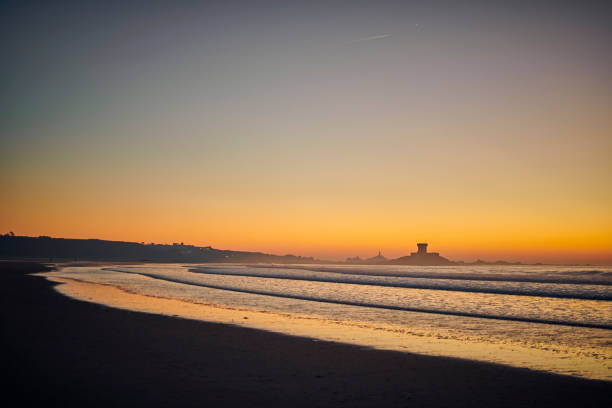 istock Beach at sunset no people 1794662154