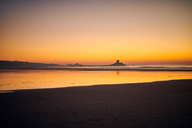 istock Beach at sunset no people 1794663239