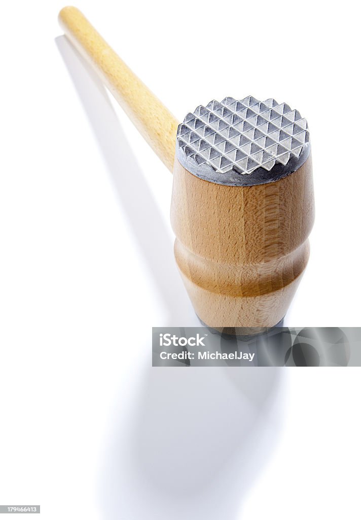 Carne de madeira tenderiser, equipamentos de cozinha - Foto de stock de Batedor de Carne royalty-free