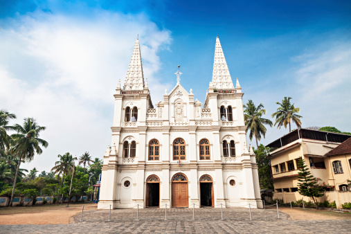Santa Cruz Basilica in Cochin, Kerala, India