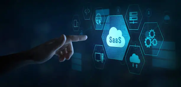 Photo of SaaS concept, software as a service