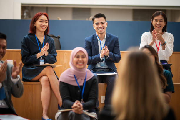istock Exploring Perspectives: A Multiracial Business Seminar in a Modern Workplace - Business conference APAC 1794694102