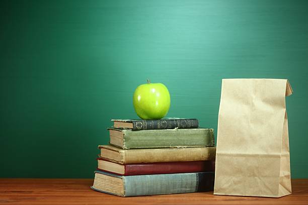 istock Back to School Books, Apple and Lunch 179469935