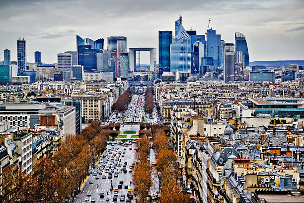 istock Paris cityscape and La Defense 179470192