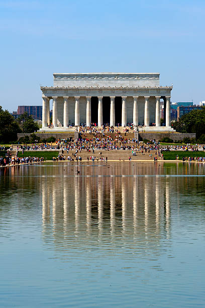 istock The Lincoln memorial reflected in pool 179471243