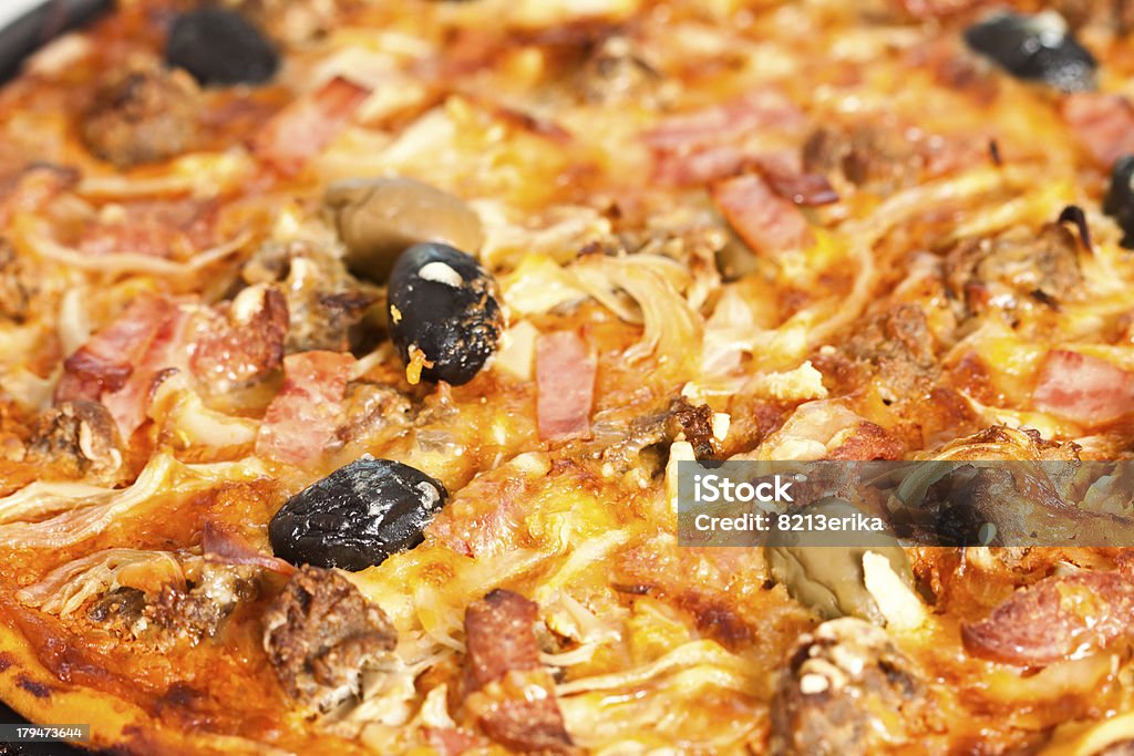 Feito em Casa Pizza - Royalty-free Assado no Forno Foto de stock
