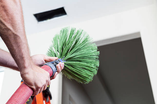 conductos de limpieza con aire - air duct cleaning air conditioner furnace fotografías e imágenes de stock