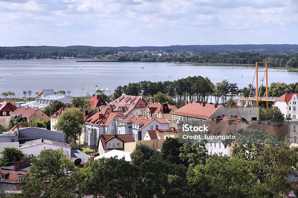 Poland - Gizycko Gizycko, Poland - townscape with lake Niegocin. Lake region Masuria. Lake Stock Photo