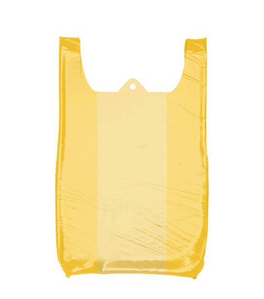 istock yellow plastic bag isolated on white background 1794763209