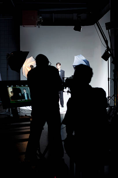 istock Film Crew Working on Set 179479005