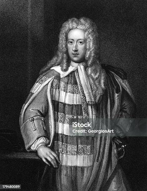 Henry St John 1 Viscount Bolingbroke - Stockowe grafiki wektorowe i więcej obrazów Anglia - Anglia, Dorosły, Filozof